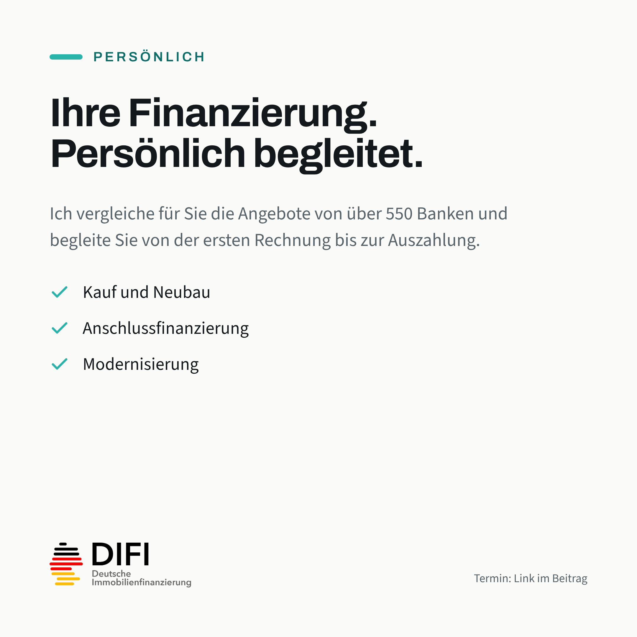Kachel Persönliche Vorstellung